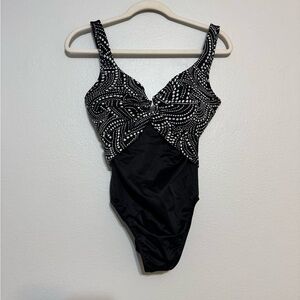 Miraclesuit Escape One Piece - Black and White - 12